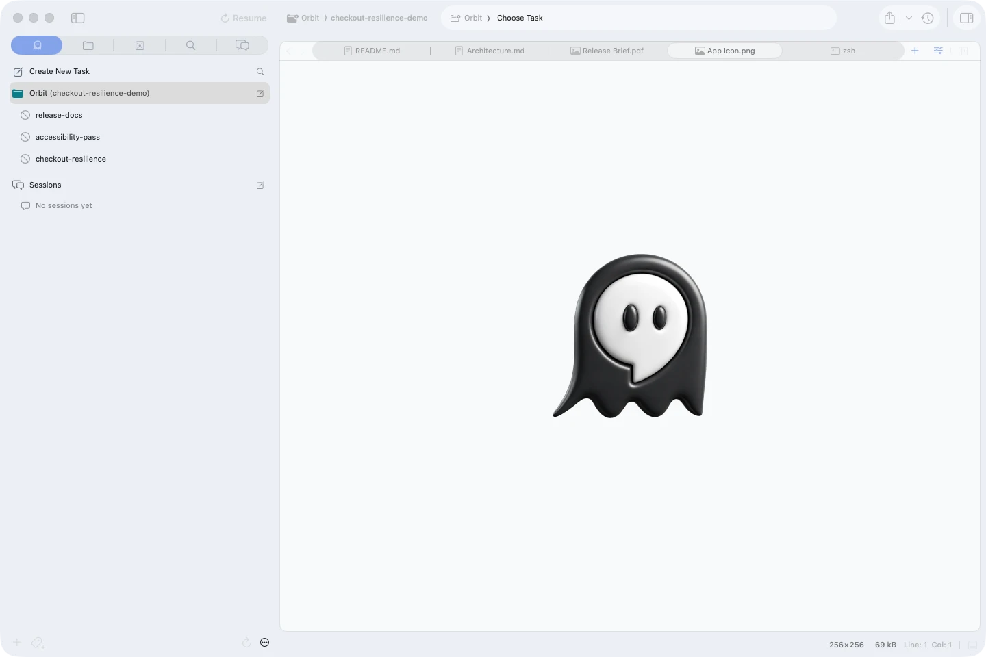 A repository image open in the Agentastic image viewer